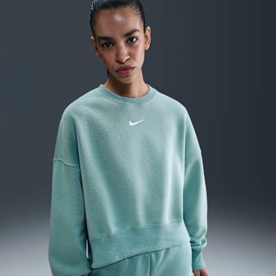 【Nike】OVER SIZED CREW NECK TOP◆正規品◆ Nike Sportswear Phoenix Fleece Women's Over-Oversized Crew